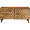 Image de vidaXL Table basse 80x50x40 cm en bois massif de manguier