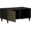 Image de vidaXL Table basse 80x50x40 cm en bois massif de manguier
