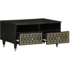 Image de vidaXL Table basse 80x54x40 cm en bois massif de manguier