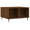 Image de vidaXL Table basse marron imitation chêne 60x50x36,5 cm Bois composite