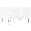 Image de vidaXL Table basse blanche 60x50x36,5 cm Bois composite
