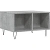 Image de vidaXL Table basse gris béton 60x50x36,5 cm Bois composite