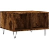 Image de vidaXL Table basse chêne fumé 60x50x36,5 cm Bois composite