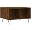 Image de vidaXL Table basse marron imitation chêne 60x50x36,5 cm Bois composite