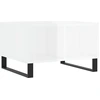 Image de vidaXL Table basse blanc brillant 60x50x36,5 cm Bois composite