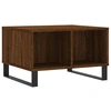 Image de vidaXL Table basse marron imitation chêne 60x50x36,5 cm Bois composite