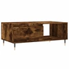 Image de vidaXL Table basse chêne fumé 90x50x36,5 cm Bois composite