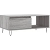 Image de vidaXL Table basse Gris Sonoma 90x50x36,5 cm Bois composite