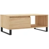 Image de vidaXL Table basse en chêne Sonoma 90x50x36,5 cm Bois composite