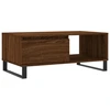 Image de vidaXL Table basse marron imitation chêne 90x50x36,5 cm Bois composite