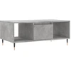 Image de vidaXL Table basse gris béton 90x50x36,5 cm Bois composite