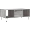 Image de vidaXL Table basse Gris Sonoma 90x50x36,5 cm Bois composite