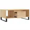 Image de vidaXL Table basse en chêne Sonoma 90x50x36,5 cm Bois composite