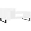 Image de vidaXL Table basse blanche 100x50x45 cm Bois composite