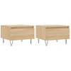 Image de vidaXL Tables basses 2 pièces chêne Sonoma 50x46x35 cm bois composite