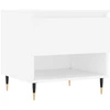 Image de vidaXL Table basse blanche 50x46x50 cm bois composite