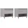 Image de vidaXL Tables basses 2 pcs. Gris Sonoma 50x46x50 cm Bois composite