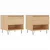 Image de vidaXL Tables basses 2 pièces chêne Sonoma 50x46x50 cm bois composite