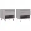Image de vidaXL Tables basses 2 pcs. Gris Sonoma 50x46x50 cm Bois composite