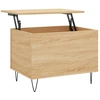 Image de vidaXL Table basse chêne Sonoma 60x44,5x45 cm Bois composite