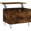 Image de vidaXL Table basse chêne fumé 60x44,5x45 cm Bois composite