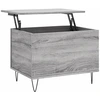 Image de vidaXL Table basse Gris Sonoma 60x44,5x45 cm Bois composite