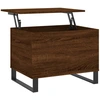 Image de vidaXL Table basse marron imitation chêne 60x44,5x45 cm Bois composite