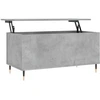 Image de vidaXL Table basse gris béton 90x44,5x45 cm Bois composite