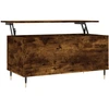 Image de vidaXL Table basse chêne fumé 90x44,5x45 cm Bois composite