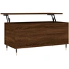 Image de vidaXL Table basse marron imitation chêne 90x44,5x45 cm Bois composite
