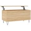 Image de vidaXL Table basse en chêne Sonoma 90x44,5x45 cm Bois composite