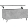 Image de vidaXL Table basse gris béton 90x44,5x45 cm Bois composite