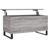 Image de vidaXL Table basse Gris Sonoma 90x44,5x45 cm Bois composite