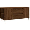 Image de vidaXL Table basse marron imitation chêne 102x44,5x50 cm Matériau dérivé du bois