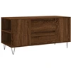 Image de vidaXL Table basse marron imitation chêne 102x44,5x50 cm Matériau dérivé du bois