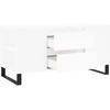 Image de vidaXL Table basse blanche 102x44,5x50 cm Bois composite