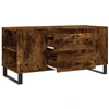 Image de vidaXL Table basse chêne fumé 102x44,5x50 cm Bois composite