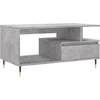 Image de vidaXL Table basse gris béton 90x49x45 cm Bois composite