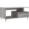 Image de vidaXL Table basse Gris Sonoma 90x49x45 cm Bois composite