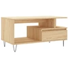 Image de vidaXL Table basse en chêne Sonoma 90x49x45 cm Bois composite
