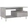 Image de vidaXL Table basse gris béton 90x49x45 cm Bois composite