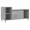 Image de vidaXL Armoire TV gris béton 100x35x55 cm Bois composite