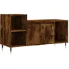 Image de vidaXL Armoire TV chêne fumé 100x35x55 cm Bois composite
