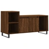 Image de vidaXL Armoire TV marron imitation chêne 100x35x55 cm Bois composite