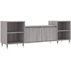 Image de vidaXL Armoire TV Gris Sonoma 160x35x55 cm Bois composite