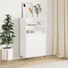 Image de vidaXL Highboard blanc 60x36x110 cm Bois composite