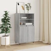Image de vidaXL Highboard Gris Sonoma 60x36x110 cm Matériau dérivé du bois