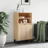 Image de vidaXL Highboard chêne Sonoma 60x36x110 cm Matériau dérivé du bois