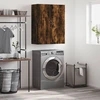 Image de vidaXL Armoire murale chêne fumé 69,5x34x90 cm Bois composite