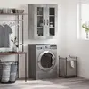 Image de vidaXL Armoire murale gris béton 69,5x34x90 cm Bois composite